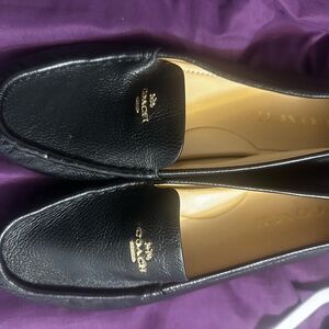 Coach Black Leather Sole Shoes